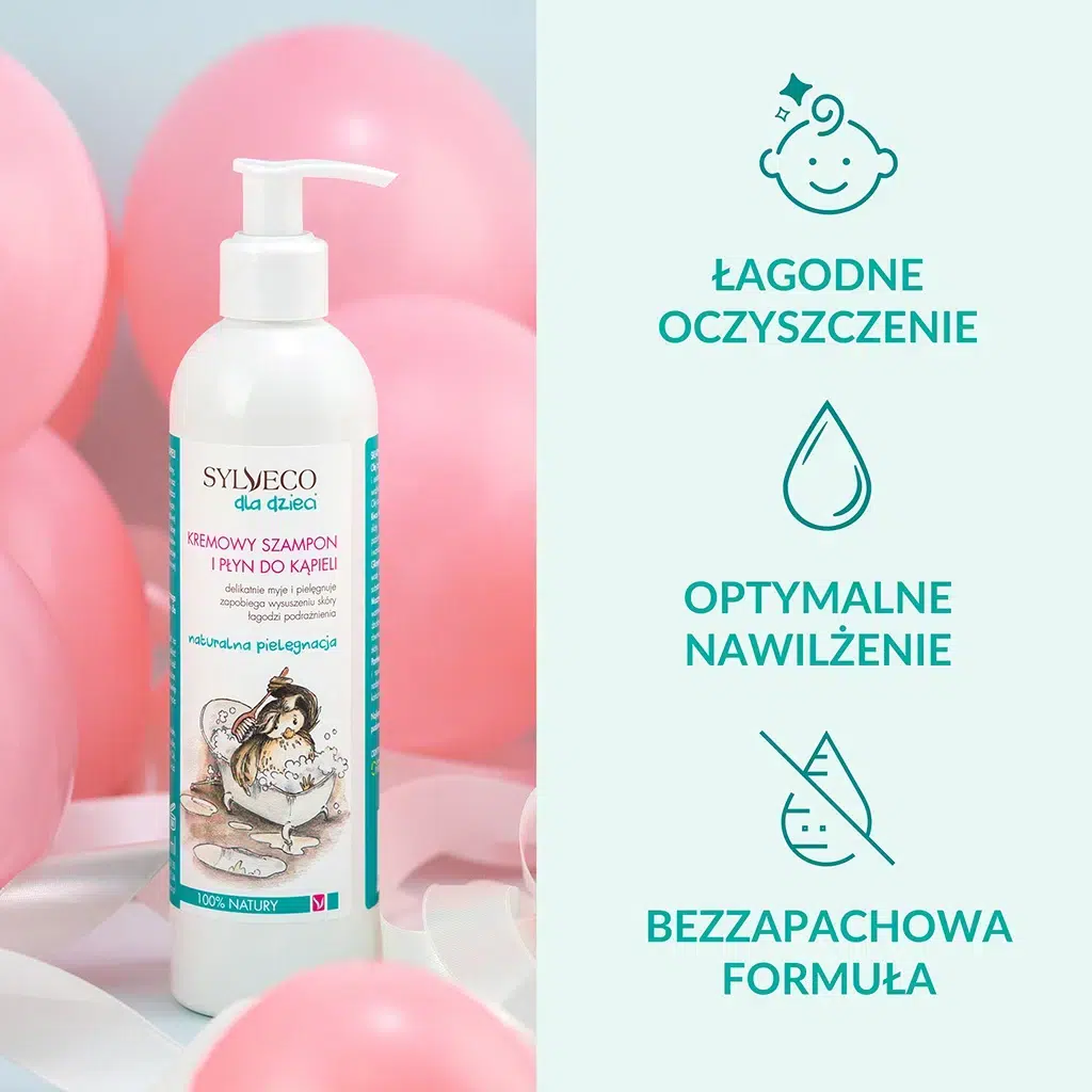 sylveco szampon i płyn do kąpieli dzieci 300ml