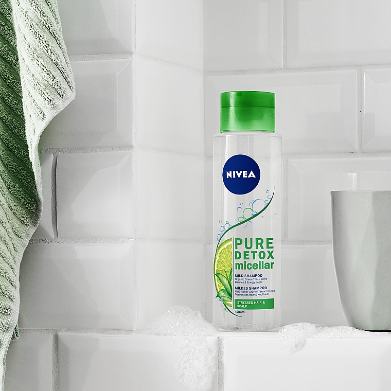 nivea pure detox micelar szampon