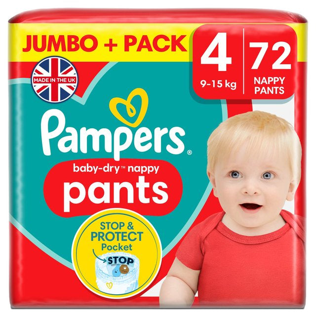 pampers pants 4 plus