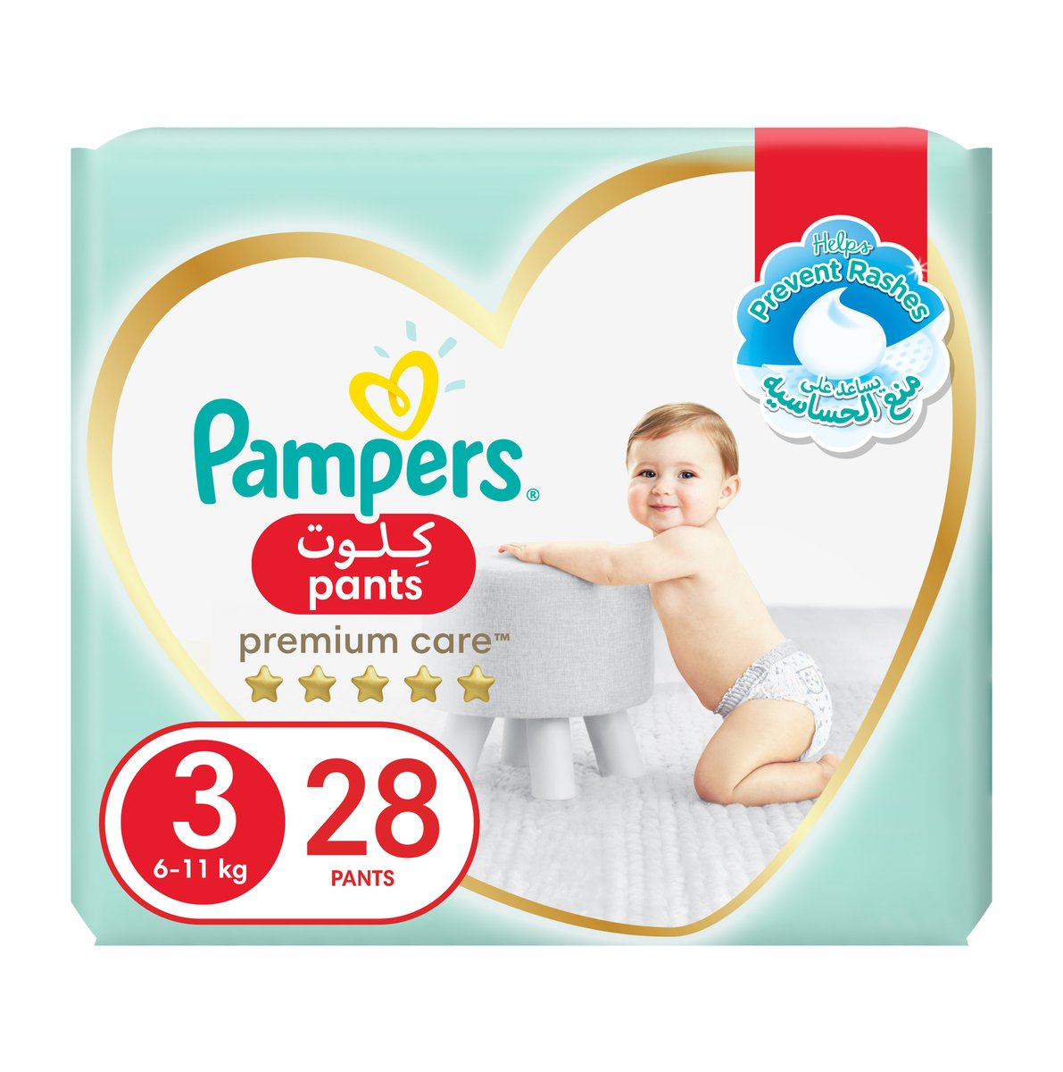 pampers premium care pants 3 mini