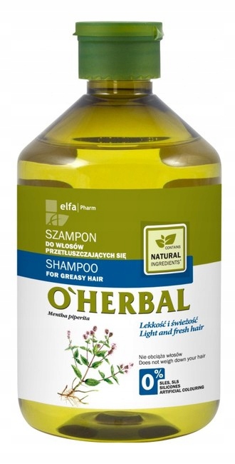 oherbal szampon mięta pieprzowa allegor