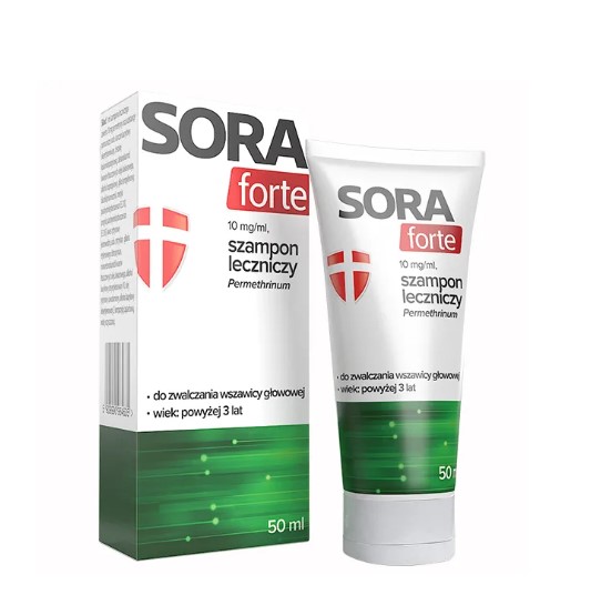 sora forte 10mg ml szampon leczniczy przeciw wszawicy 50ml