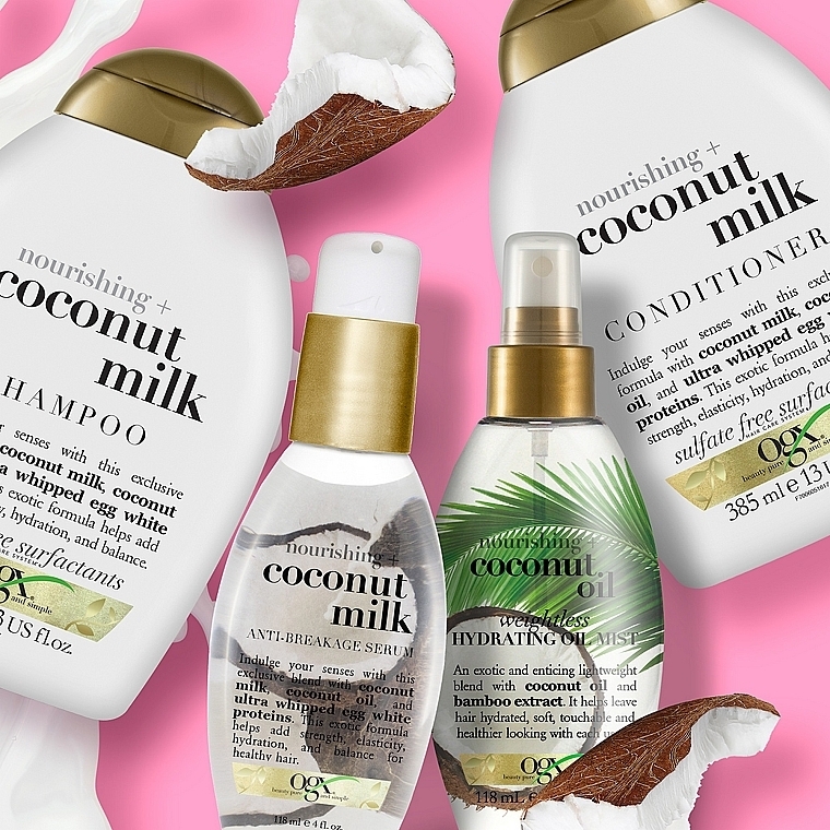 organix coconut milk odżywka do włosów z mleczkiem kokosowym