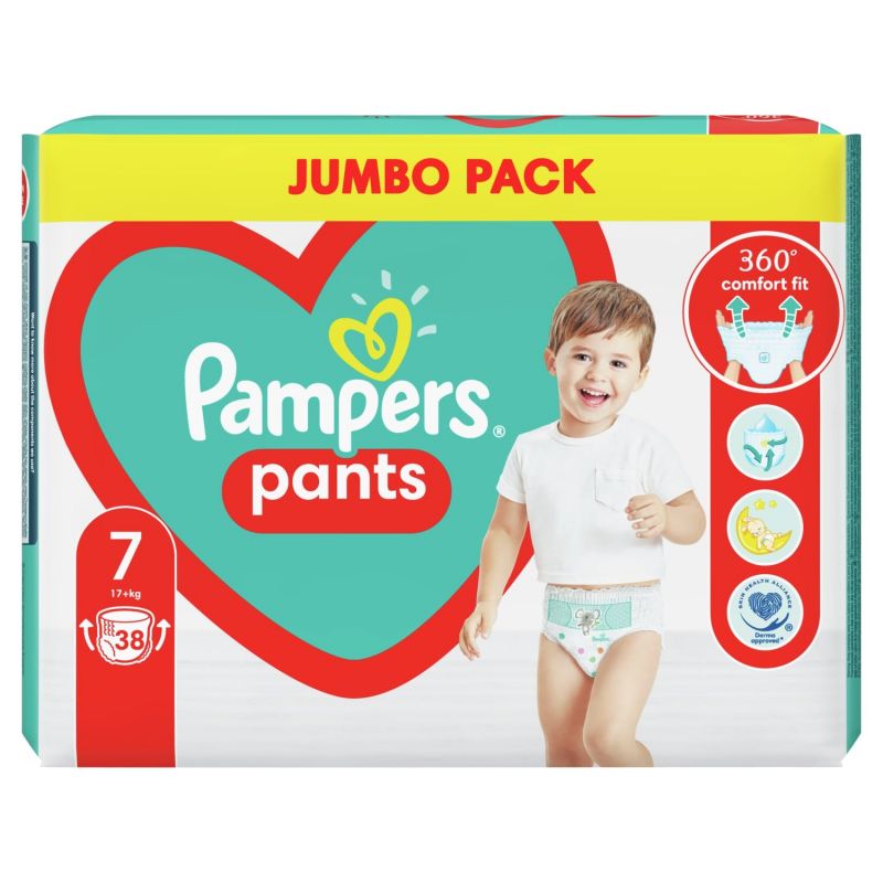 pieluchomajtki pampers pants jumbo