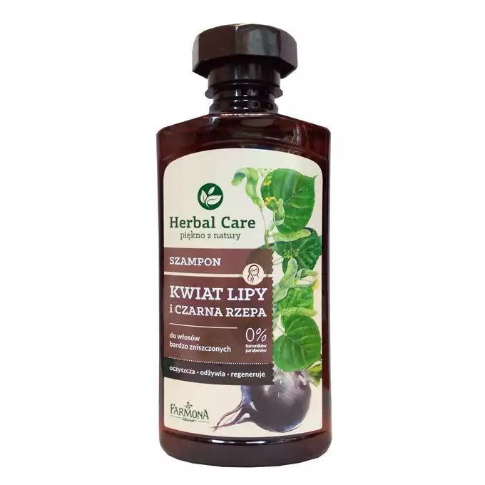 herbal care szampon kwiat lipy i czarna rzepa