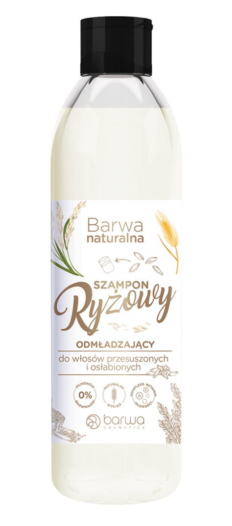 naturalna szampon do włosów ryżowy 300ml