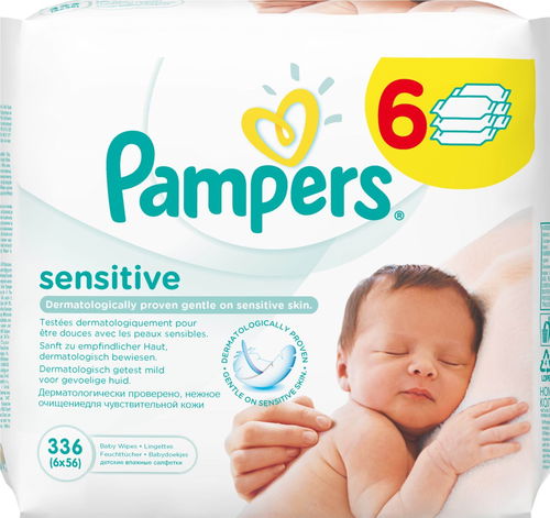 pampers sensitive 6x56