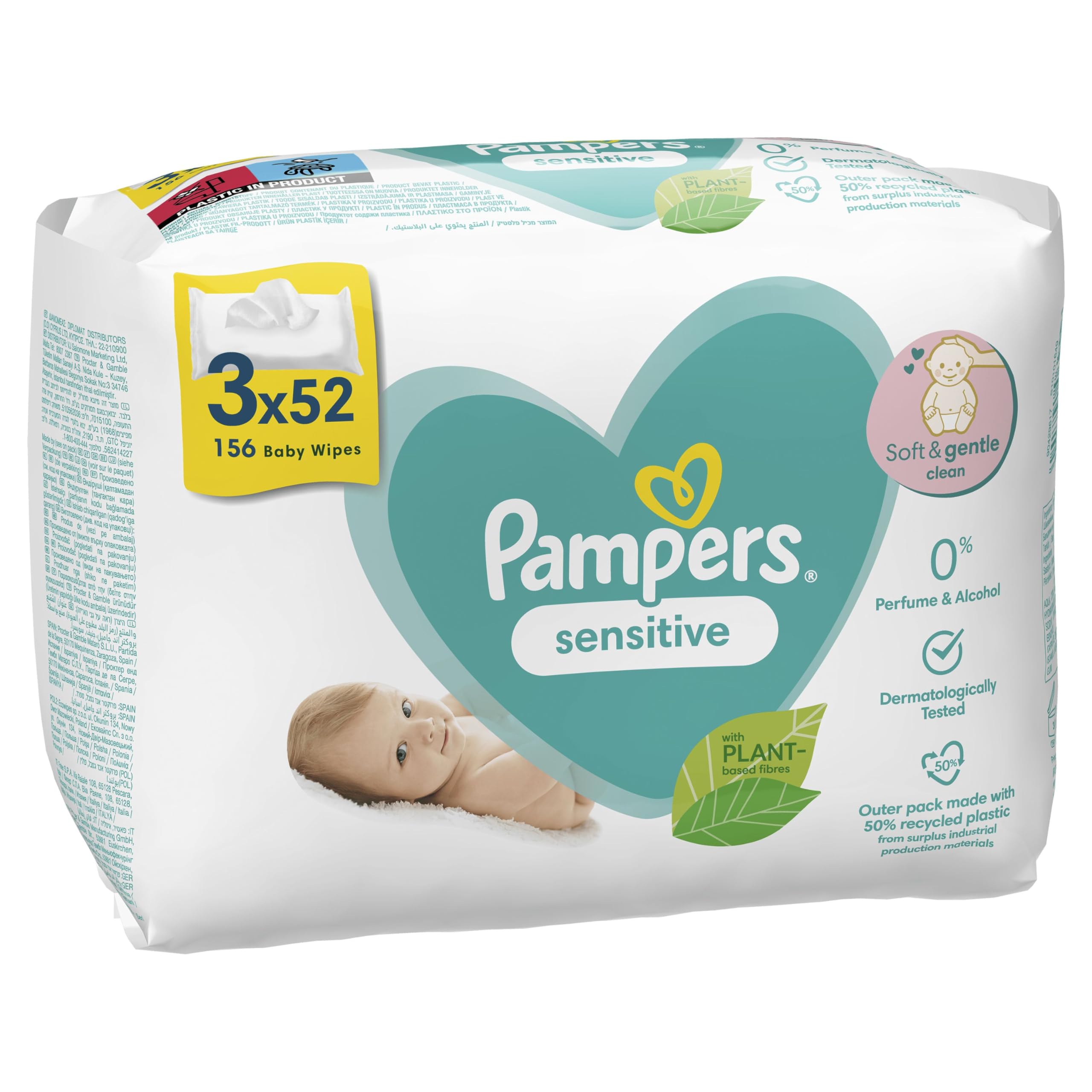 chusteczki pampers z pudełkiem