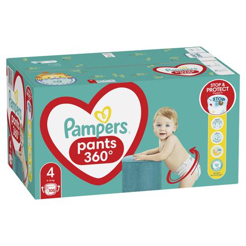 pampers pieluchomajtki maxi pants 4