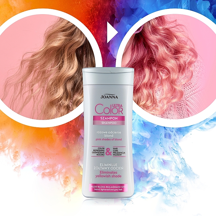 joanna ultra szampon blond kolor fioletowy