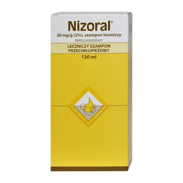 nizoral szampon przeciwłupieżowy 120ml