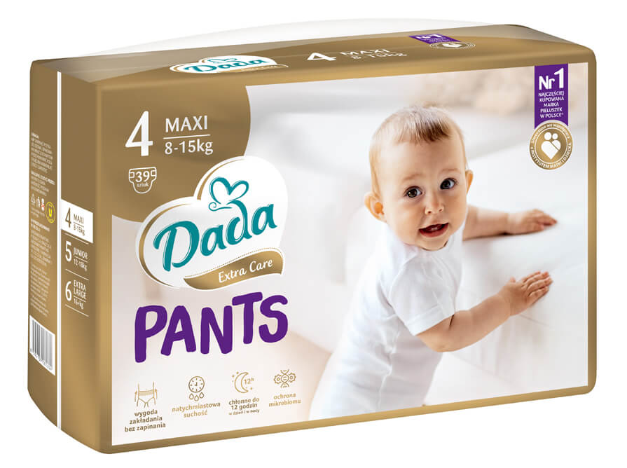 porównanie pampers 4+ a dada 4