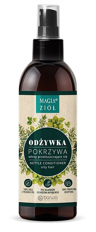 barwa ziołowa odżywka do włosów pokrzywa spray