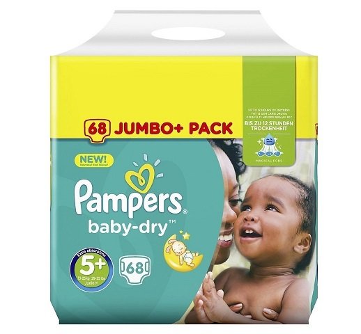 pampers jumbo pack size 5