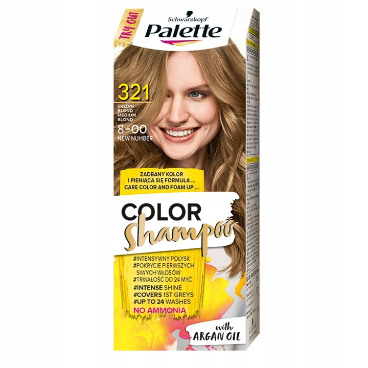 szampon koloryzujący palette blond mroz