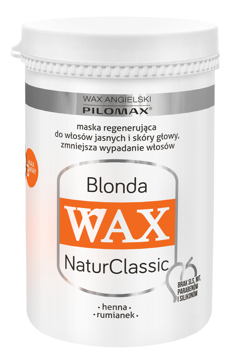 odżywka wax do włosów blond