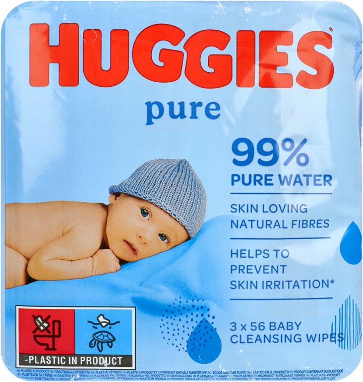 huggies pure chusteczki nawilżane