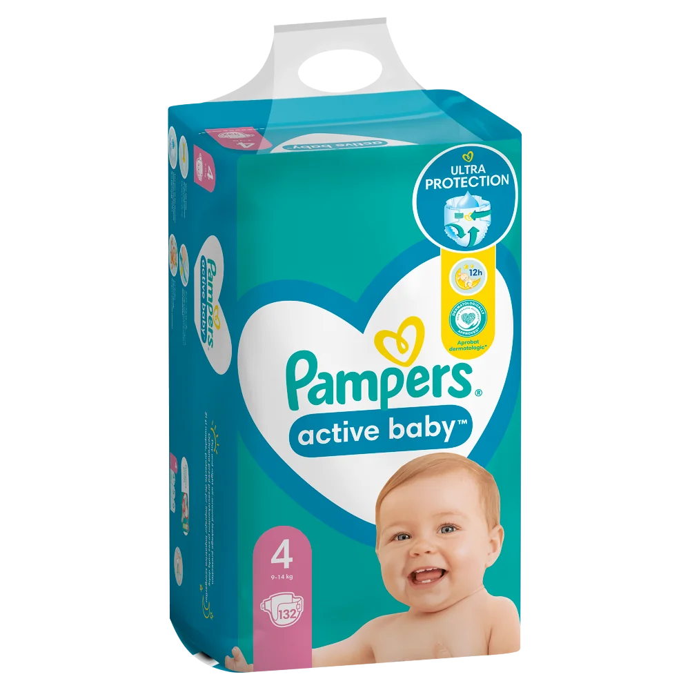 pieluchy pampers activ baby 4