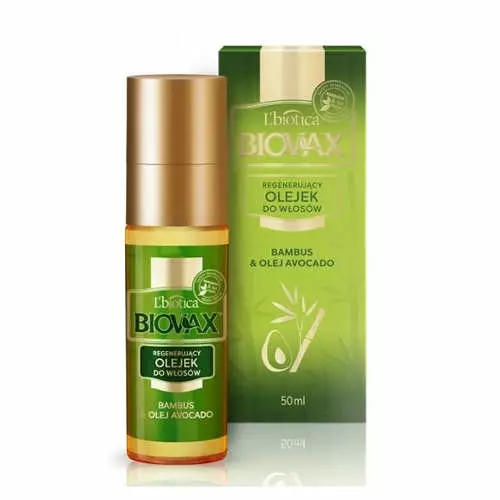 biovax olejek do włosów bambus & olej avocado 50 ml