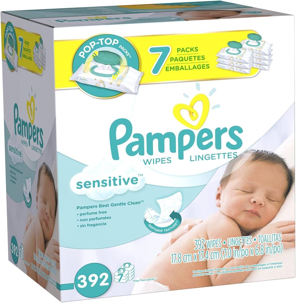 pampers sensitive wipes