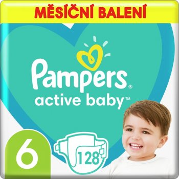 pampers active baby 6 56 cena