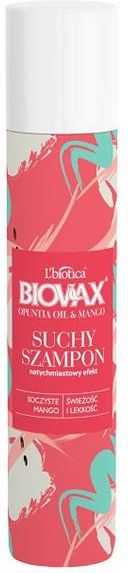 biovax opuntia oil & mango suchy szampon