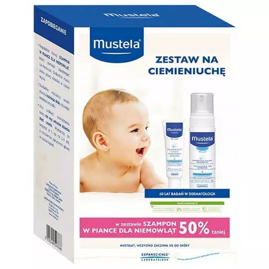 mustela bebe szampon w piance