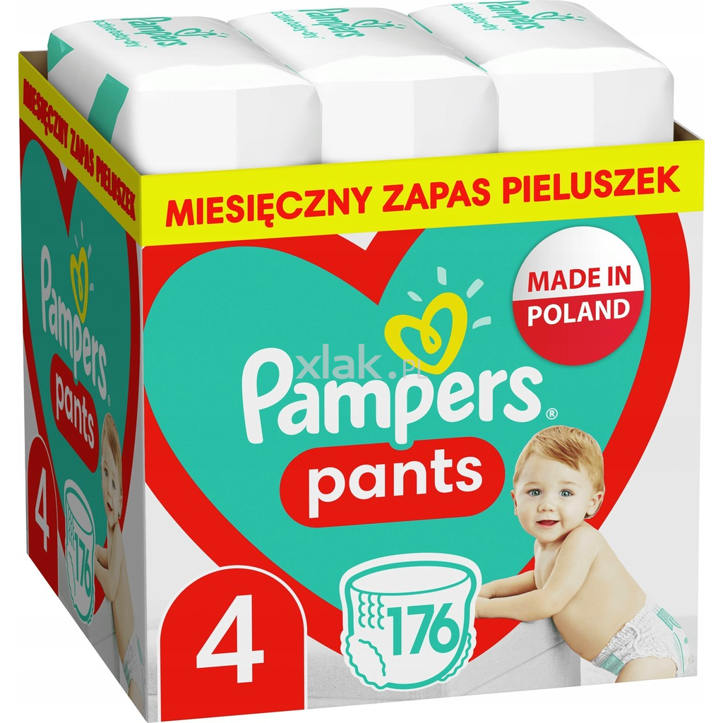 pampers pieluchomajtki duże