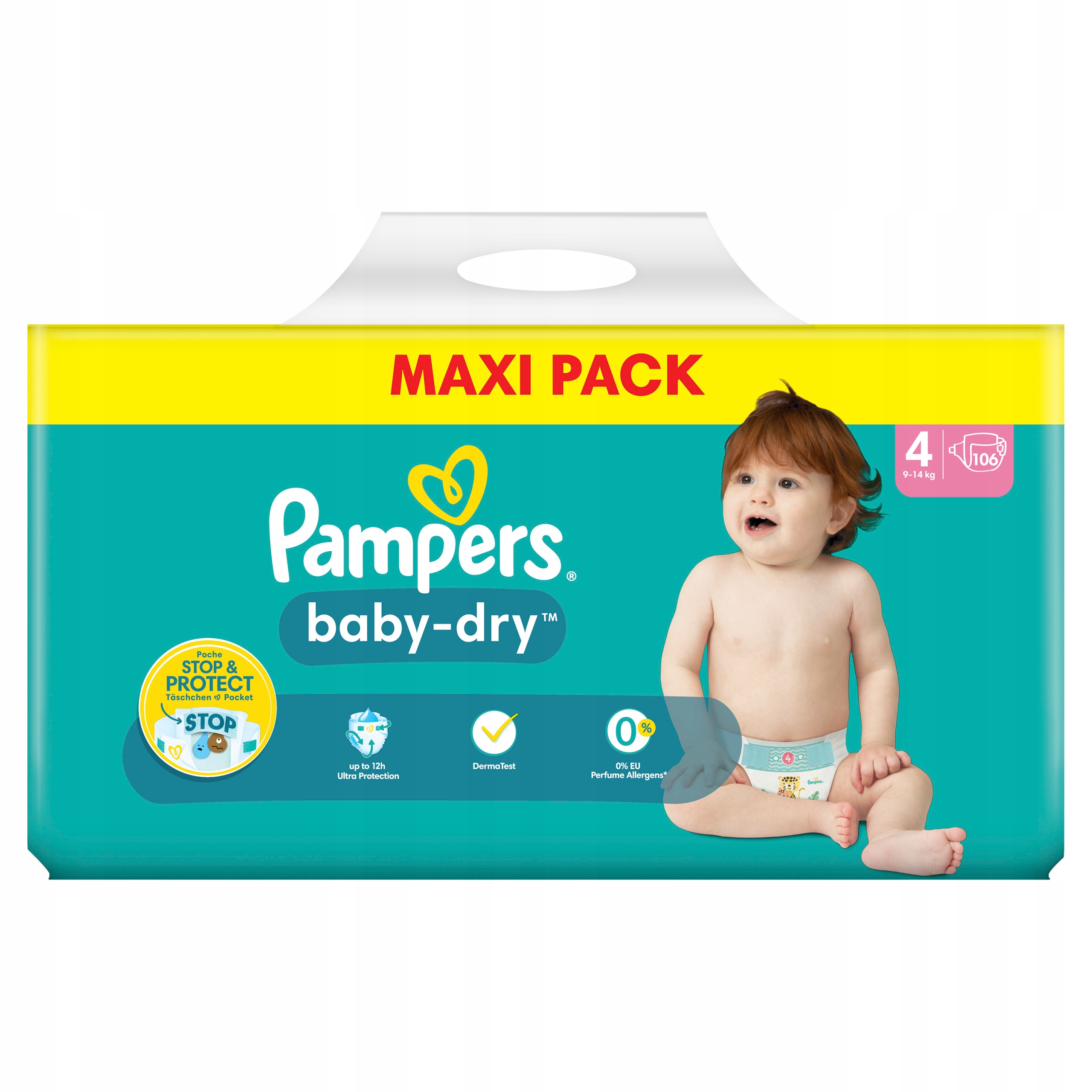 pieluchy pampers active baby dry 4