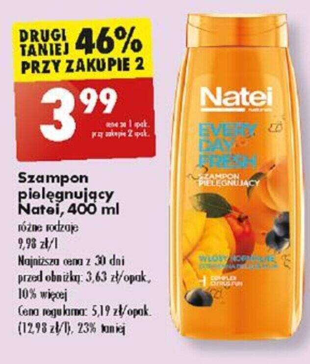 szampon do włosów natei 400 ml