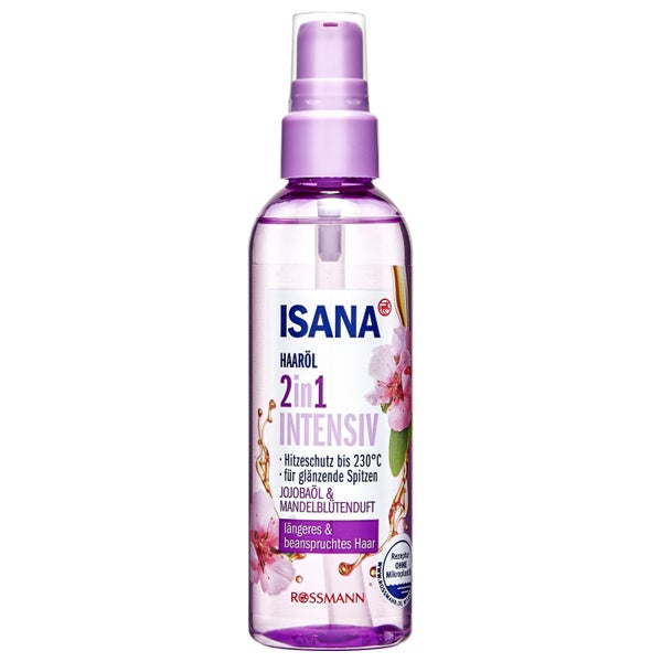 isana intensiv 2in1 olejek do włosów 100 ml