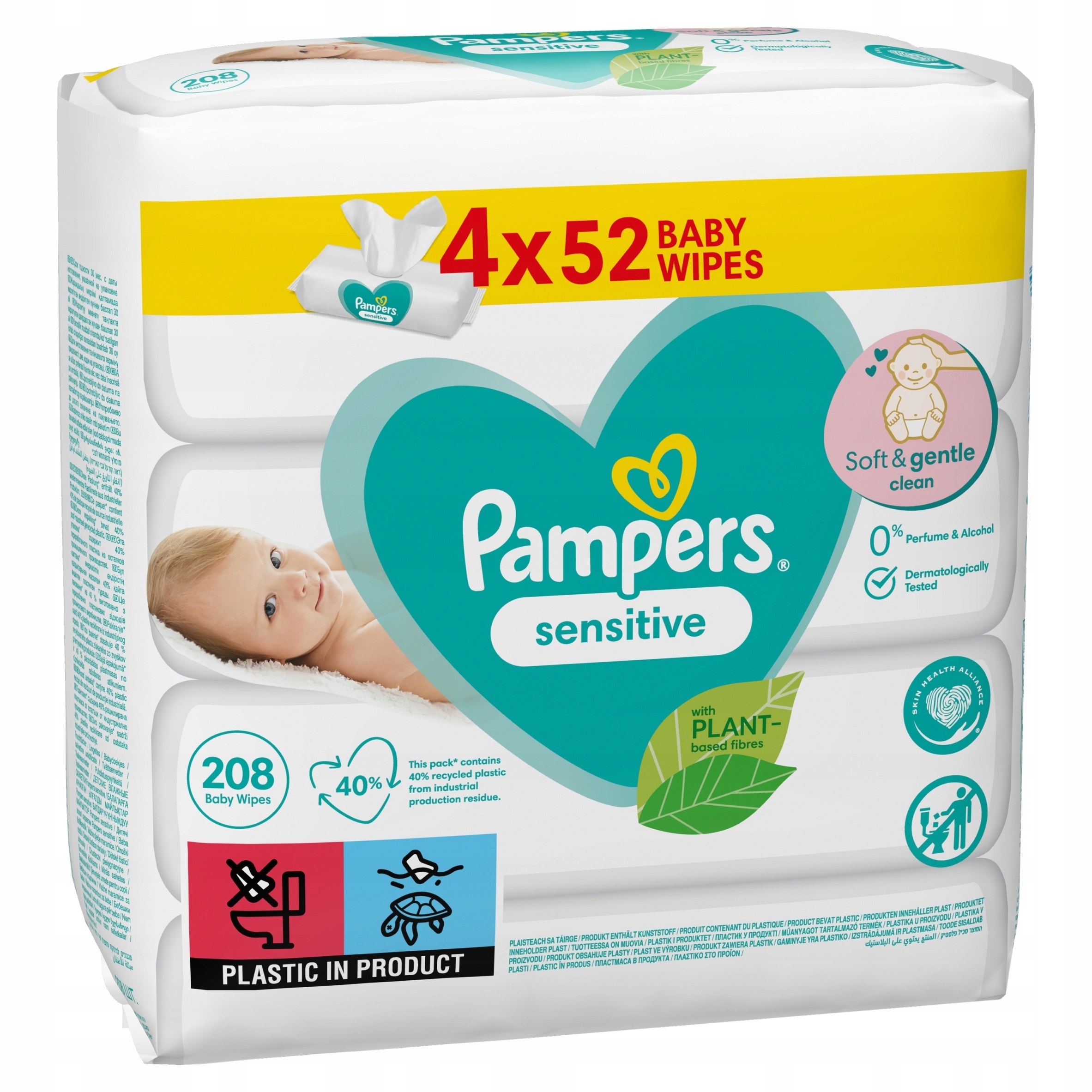 pampers 4 208 szt