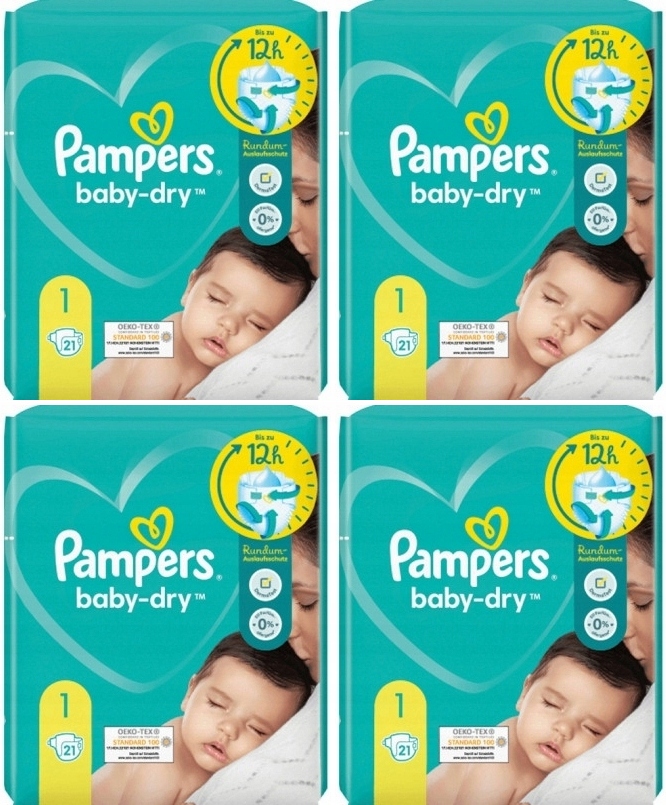 pielucha pieluszka pampers pampers pampers baby dry 2 100 sztuk