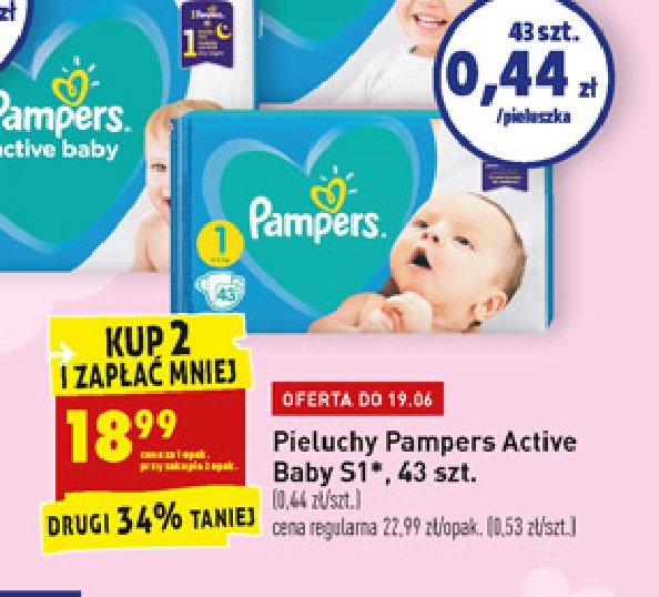 pampers new baby dry 1 biedronka