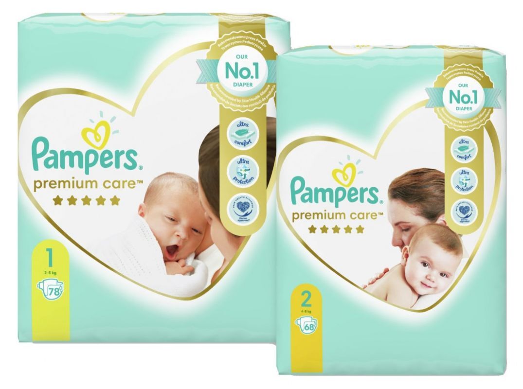 pieluchy ceny pampers premium care 1