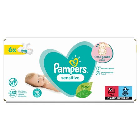 pampers chusteczki aloe 6 x 64 szt