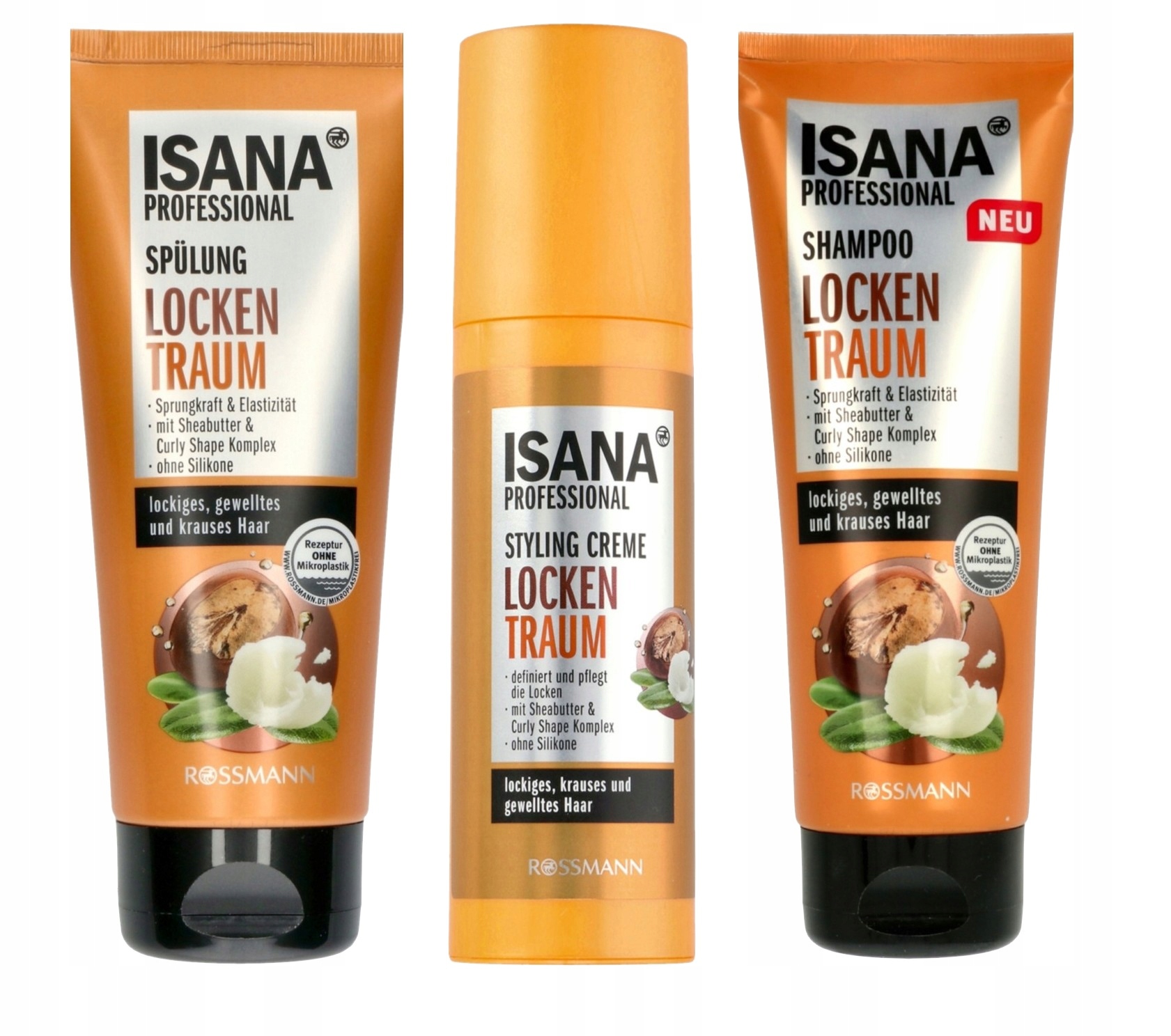 isana professional odżywka do włosów kręconych pure locken