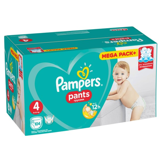 pampers mega box size 4