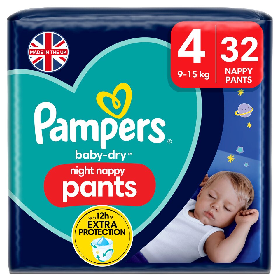 tesco pampers size 4