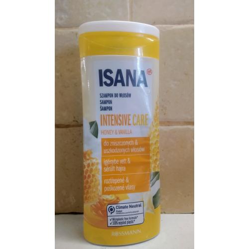 isana intensive care szampon do włosów zmęczonych i zniszczonych honey&vanilla