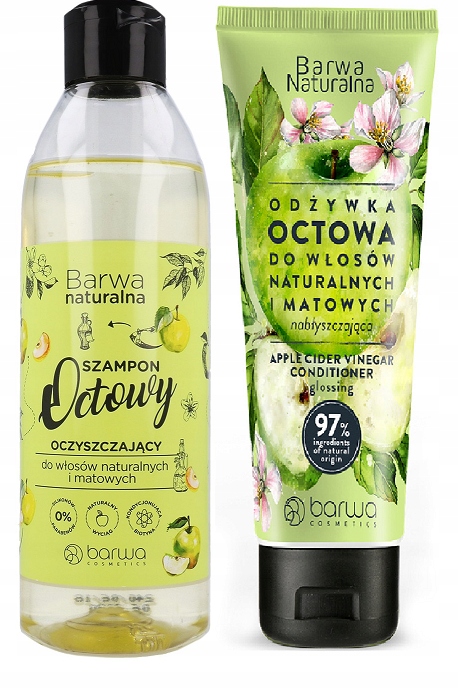 barwa naturalna odżywka do włosów octowa