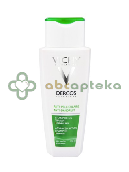 vichy dercos szampon przeciwłupieżowy włosy suche 200 ml