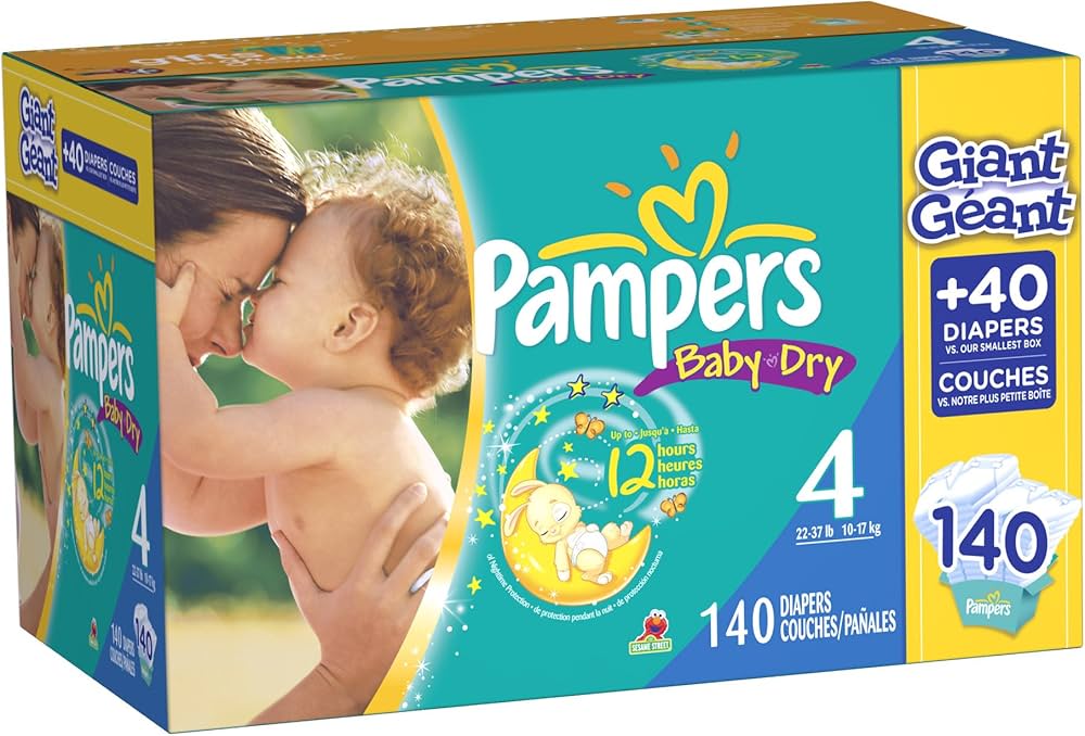 pampers 4 mega box 147