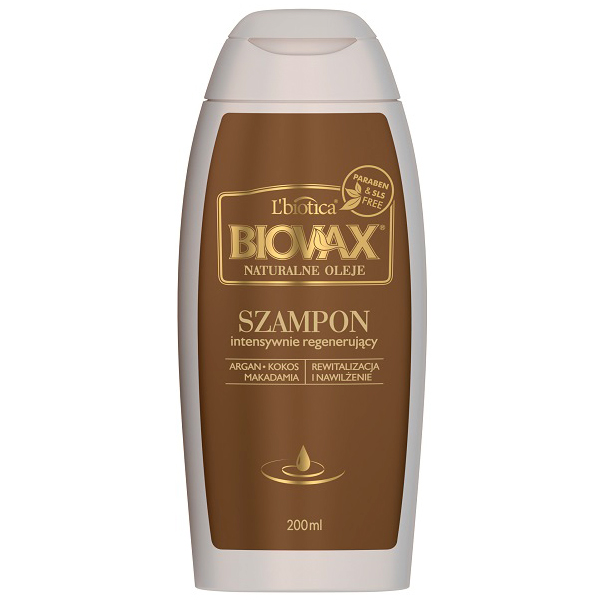 biovax szampon intensywnie regenerujący argan makadamia kokos biovax rossmann