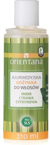 orientana ajurwedyjska odżywka do włosów imbir i trawa cytrynowa 210ml