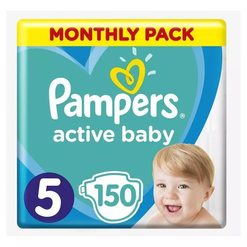 pieluchy pampers active baby mega box