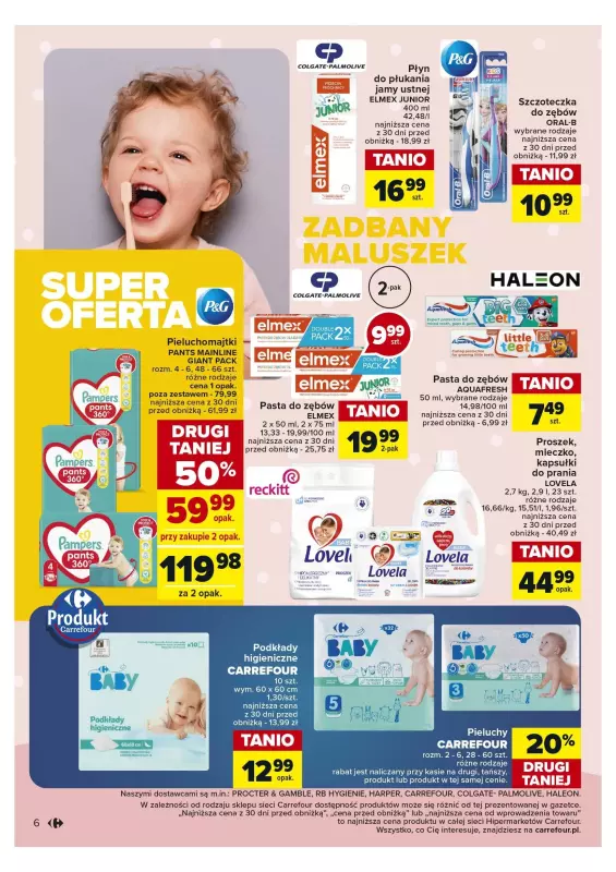 pampers pants 4 promocja carrefour