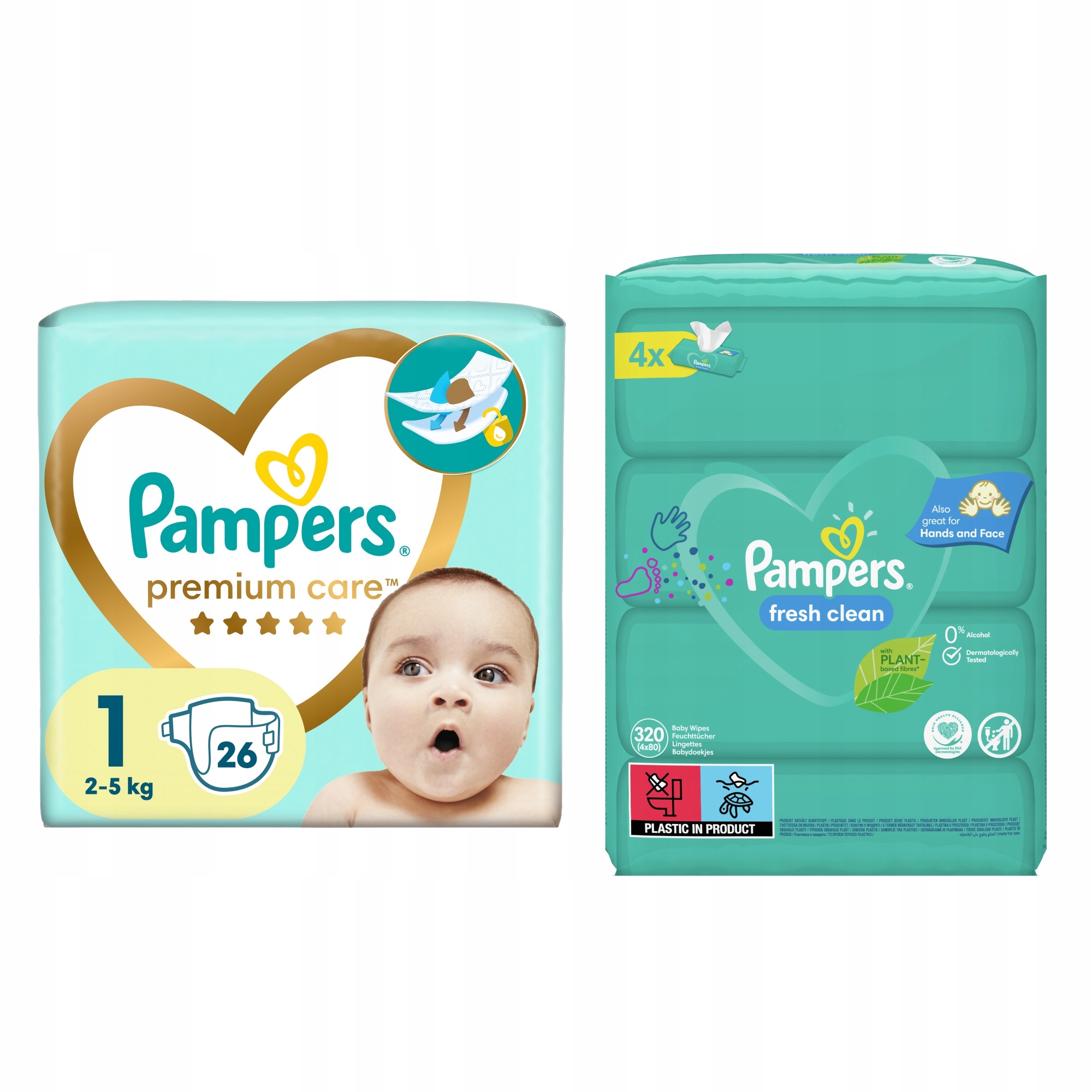 pampers premium care chusteczki