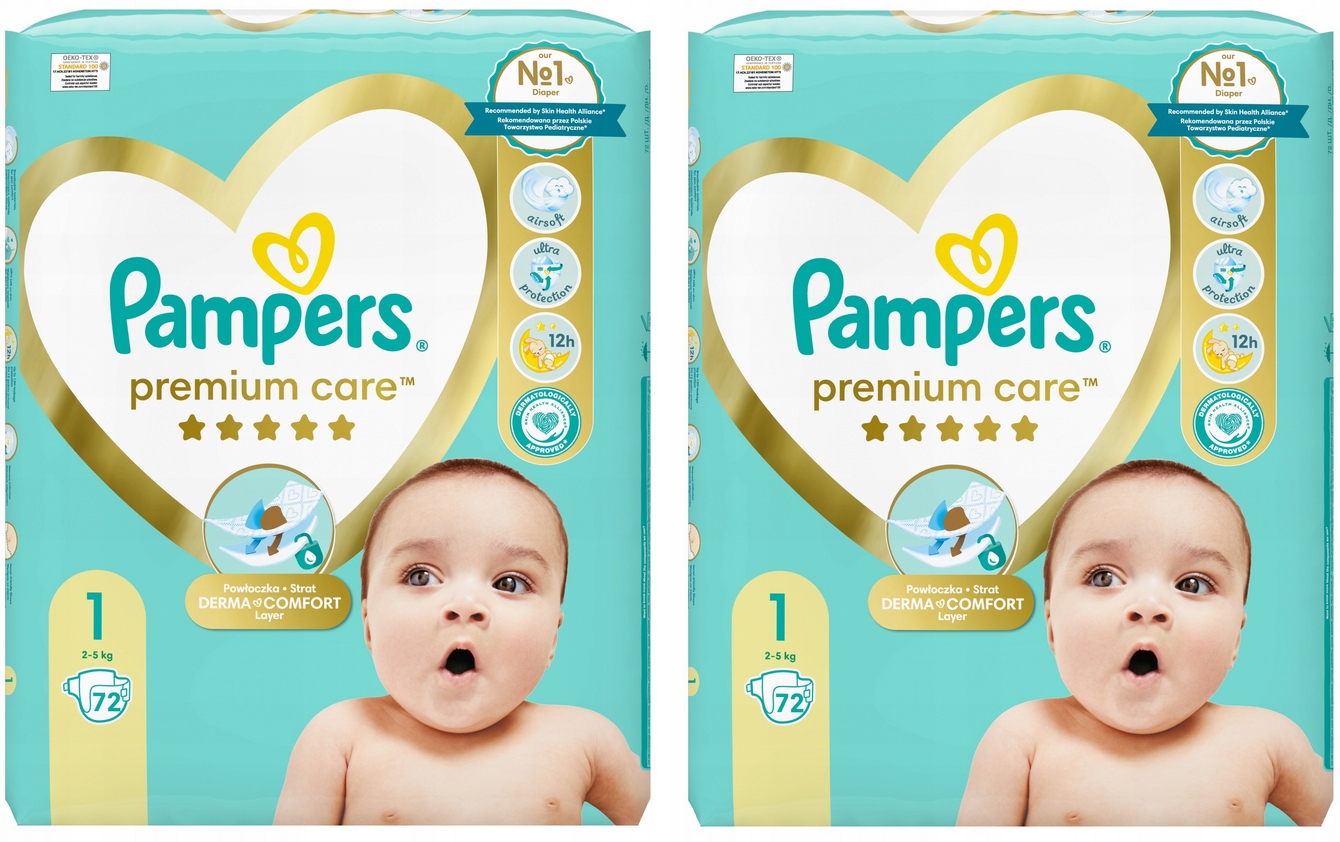 pampers new baby dry 144 sztuki