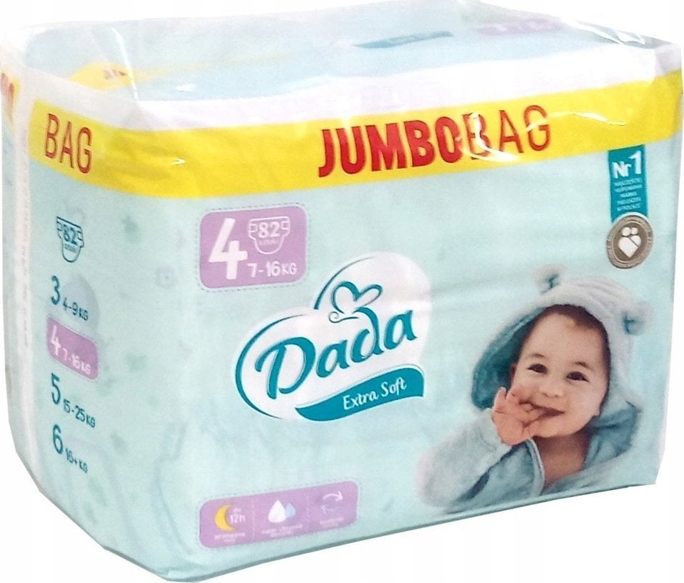 dada pieluchy 4 plus ekstra soft